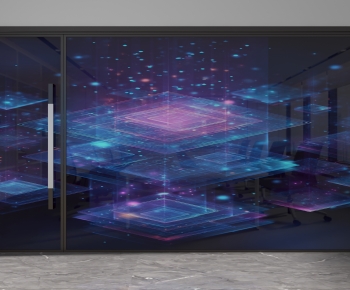 Modern Glass Screen Partition-ID:461358077