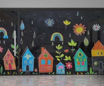 Modern Glass Screen Partition-ID:340451002