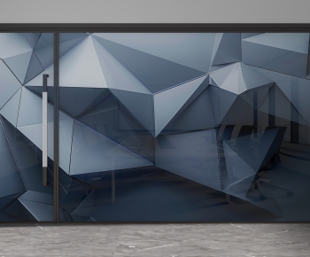 Modern Glass Screen Partition-ID:278285988