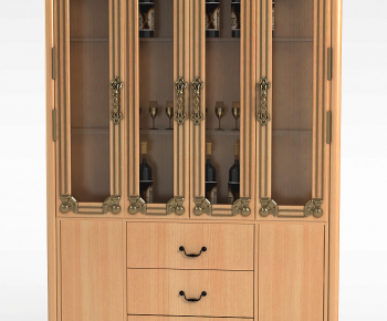 European Style Wine Cabinet-ID:551791911