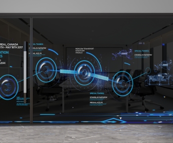 Modern Glass Screen Partition-ID:897208935