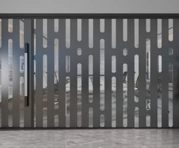 Modern Glass Screen Partition-ID:587841996