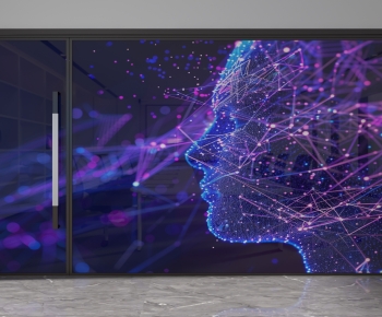 Modern Glass Screen Partition-ID:734505892