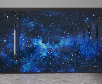 Modern Glass Screen Partition-ID:694684039