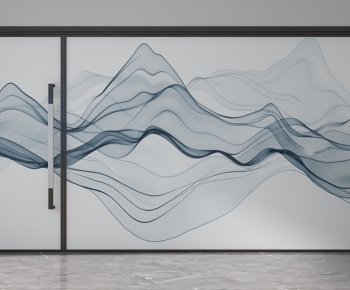 Modern Glass Screen Partition-ID:521075966