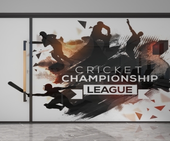 Modern Glass Screen Partition-ID:384401082