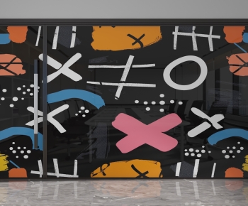 Modern Glass Screen Partition-ID:642990114