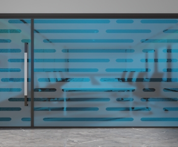 Modern Glass Screen Partition-ID:785336022