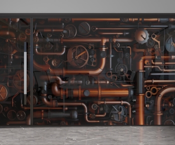 Modern Glass Screen Partition-ID:356442939