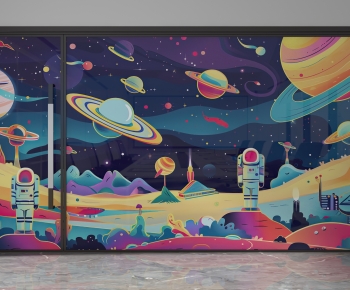 Modern Glass Screen Partition-ID:565363885