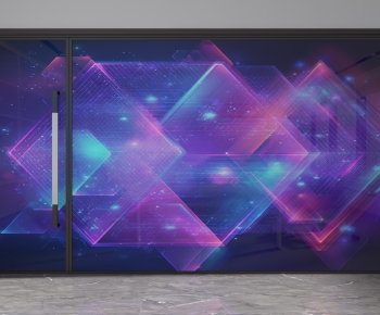 Modern Glass Screen Partition-ID:849946022