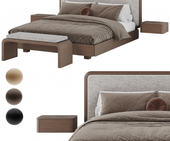 Modern Double Bed-ID:241506104