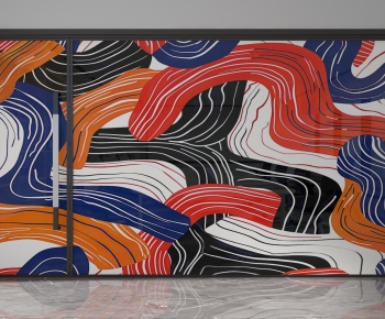 Modern Glass Screen Partition-ID:487011915