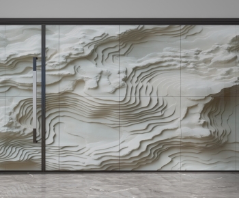 Modern Glass Screen Partition-ID:417027953