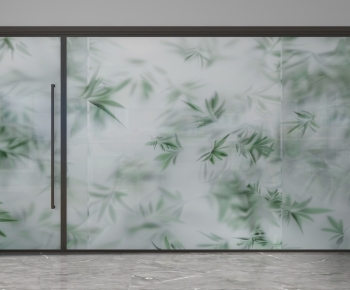 Modern Glass Screen Partition-ID:913774972