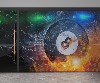 Modern Glass Screen Partition-ID:269079224