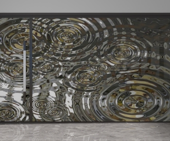 Modern Glass Screen Partition-ID:560905939