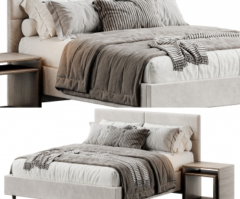 Modern Double Bed-ID:656589989