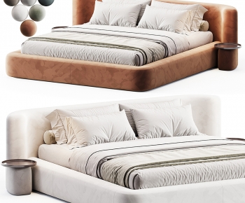 Modern Double Bed-ID:717062009