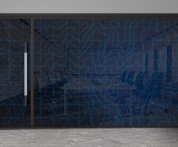 Modern Glass Screen Partition-ID:675884968