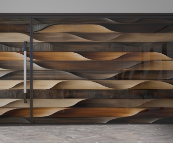 Modern Glass Screen Partition-ID:450367936