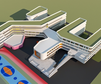 Modern Architectural Bird's-eye View Planning-ID:136177062