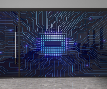 Modern Glass Screen Partition-ID:674565089