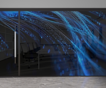 Modern Glass Screen Partition-ID:763051039