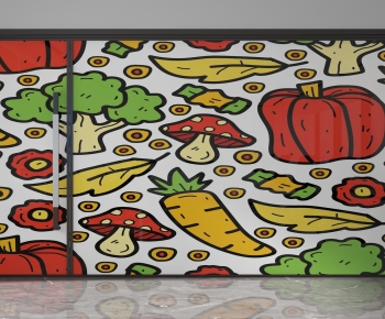 Modern Glass Screen Partition-ID:599631074