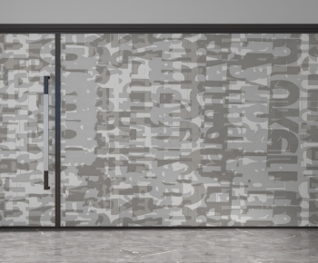 Modern Glass Screen Partition-ID:133775004