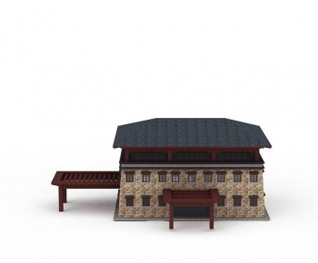 New Chinese Style Building Appearance-ID:770118008