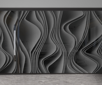 Modern Glass Screen Partition-ID:859872107