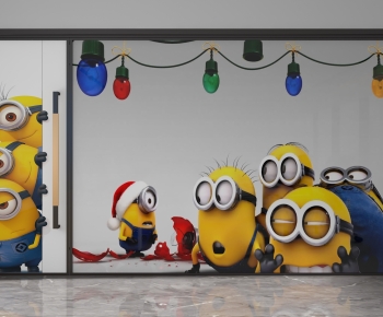 Modern Glass Screen Partition-ID:471971049