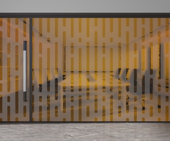 Modern Glass Screen Partition-ID:747111085