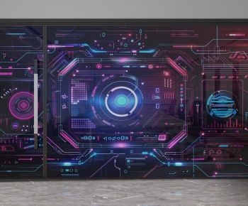 Modern Glass Screen Partition-ID:990015039