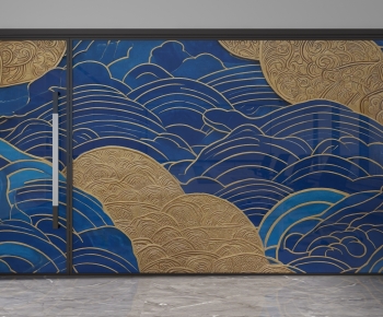 Modern Glass Screen Partition-ID:468619114