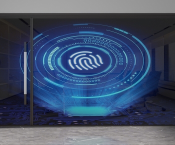 Modern Glass Screen Partition-ID:790339951