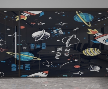 Modern Glass Screen Partition-ID:335370065