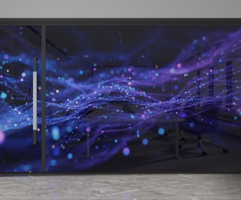 Modern Glass Screen Partition-ID:749201067