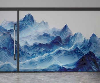 Modern Glass Screen Partition-ID:911871913