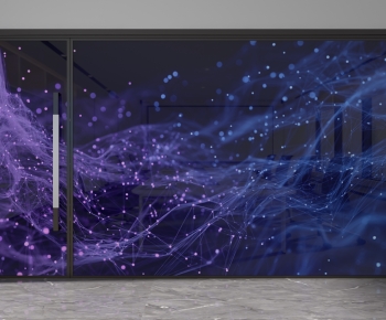 Modern Glass Screen Partition-ID:833777905