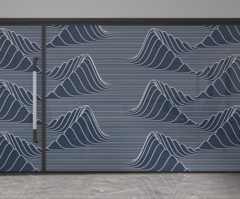 Modern Glass Screen Partition-ID:883793129