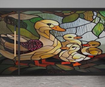 Modern Glass Screen Partition-ID:936502936