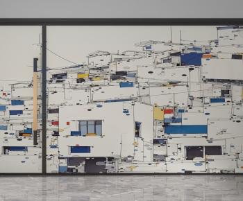 Modern Glass Screen Partition-ID:345161047