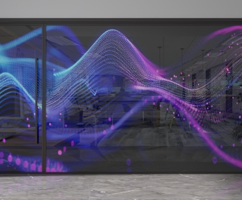 Modern Glass Screen Partition-ID:245124102