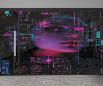 Modern Glass Screen Partition-ID:182749036