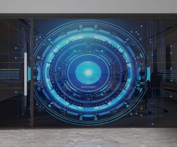 Modern Glass Screen Partition-ID:362041003