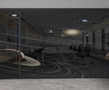 Modern Glass Screen Partition-ID:695287941