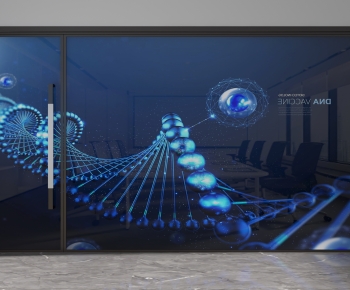 Modern Glass Screen Partition-ID:898114925