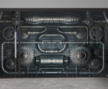 Modern Glass Screen Partition-ID:484747892